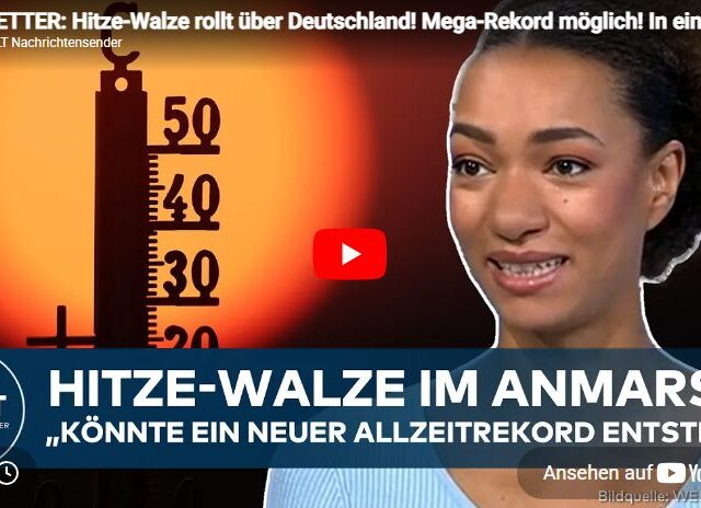 WETTER: Hitze-Walze rollt über Deutschland! Mega-Rekord möglich! In einigen Regionen drohen Unwetter