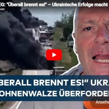 PUTINS KRIEG: „Überall brennt es!“ – Ukrainische Erfolge macht Russen zunehmend aggressiv