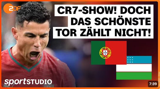 Fußball-WM: Portugal – Usbekistan 5:0