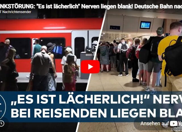FUNKSTÖRUNG: „Es ist lächerlich“ Nerven liegen blank! Deutsche Bahn nach Mega-Panne in Erklärungsnot