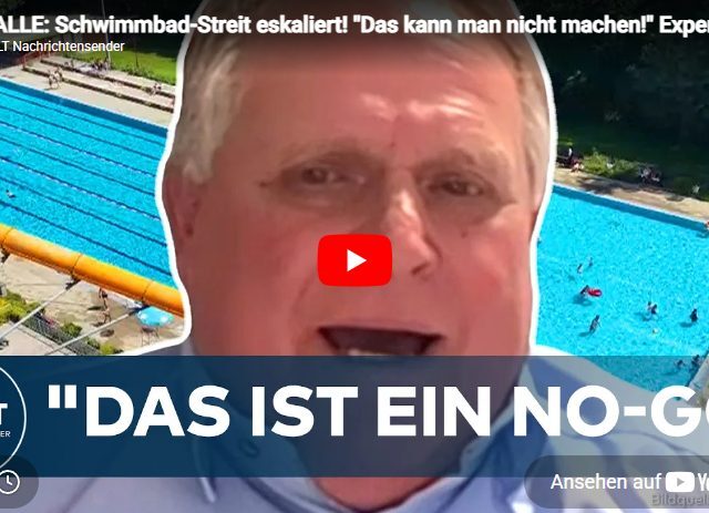 HALLE: Schwimmbad-Streit eskaliert! „Das kann man nicht machen!“ Experte kritisiert Vorgehen!
