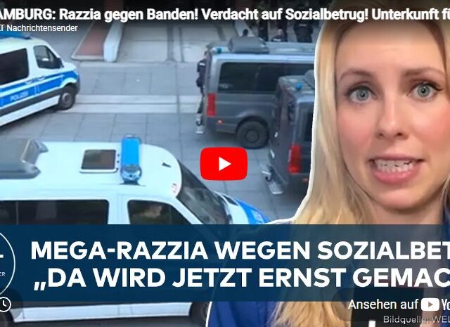 HAMBURG: Razzia gegen Banden! Verdacht auf Sozialbetrug! Unterkunft für Flüchtlinge im Fokus