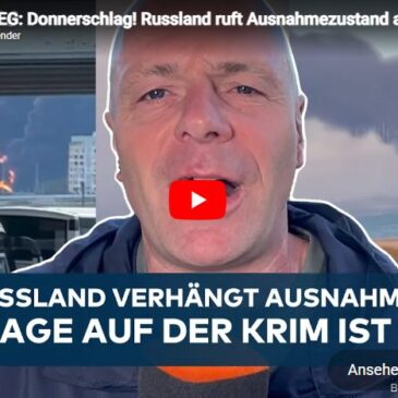 PUTINS KRIEG: Donnerschlag! Russland ruft Ausnahmezustand auf Krim aus! Ukraine plant Operation