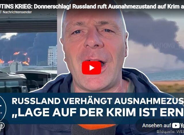 PUTINS KRIEG: Donnerschlag! Russland ruft Ausnahmezustand auf Krim aus! Ukraine plant Operation