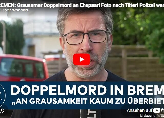 BREMEN: Grausamer Doppelmord an Ehepaar! Foto nach Täter! Polizei warnt und bittet um Hinweise