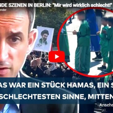 VERSTÖRENDE SZENEN IN BERLIN: „Mir wird wirklich schlecht!“ Islamistendemo sorgt für heftige Kritik!