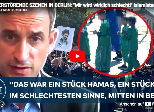 VERSTÖRENDE SZENEN IN BERLIN: „Mir wird wirklich schlecht!“ Islamistendemo sorgt für heftige Kritik!