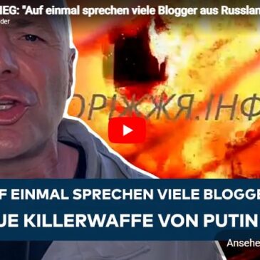 UKRAINE-KRIEG: „Auf einmal sprechen viele Blogger aus Russland darüber!“ Neue Killerwaffe schockt!