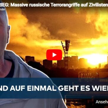 UKRAINE-KRIEG: Massive russische Terrorangriffe auf Zivilisten ‒ Putin schlägt brutal zurück