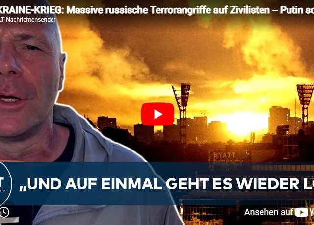 UKRAINE-KRIEG: Massive russische Terrorangriffe auf Zivilisten ‒ Putin schlägt brutal zurück