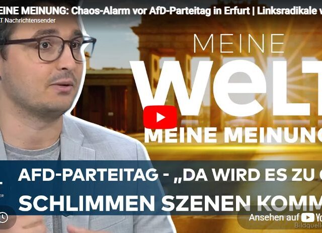 MEINE MEINUNG: Chaos-Alarm vor AfD-Parteitag in Erfurt | Linksradikale wollen Häuser besetzen!