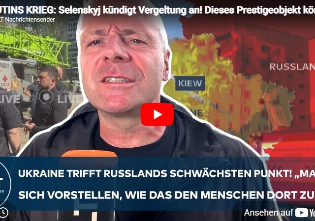 PUTINS KRIEG: Selenskyj kündigt Vergeltung an! Dieses Prestigeobjekt könnte jetzt Ziel werden!