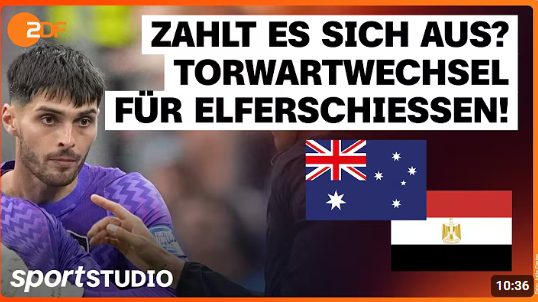 Fußball-WM Sechzehntelfinale: Australien – Ägypten 3:5 nach Elfmeterschießen