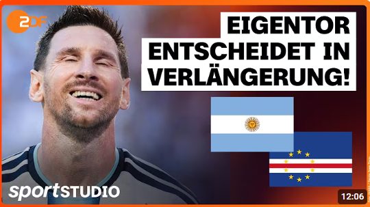 Fußball-WM Sechzehntelfinale: Argentinien gegen Kap Verde 3:2 nach Verlängerung