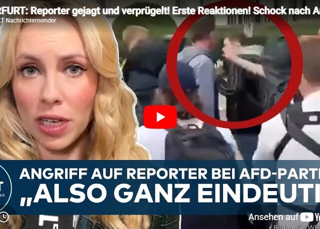 ERFURT: Reporter gejagt und verprügelt! Erste Reaktionen! Schock nach Angriff auf Pressefreiheit