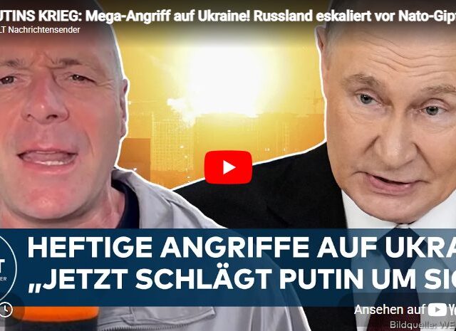 PUTINS KRIEG: Mega-Angriff auf Ukraine! Russland eskaliert vor Nato-Gipfel in der Türkei