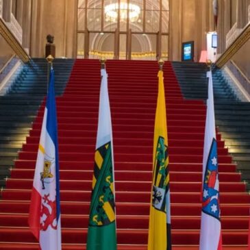 Ministerpräsident Sven Schulze bei MPK-Ost in Berlin