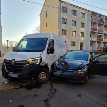 Verkehrsunfall auf der Schönebecker Straße