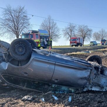 Verkehrsunfall mit schwerverletzten Personen auf der B79