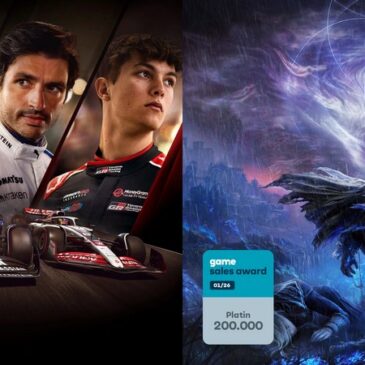 Von der Formel-1-Rennstrecke bis in das Reich der Nachtfürsten: die game Sales Awards im Januar