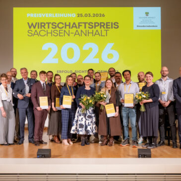 Wirtschaftspreis Sachsen-Anhalt 2026: Ministerpräsident zeichnet Alpha Signs und CYNiO aus