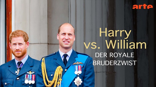 Adelsporträt: Harry vs. William – Der royale Bruderzwist (Arte  20:15 – 21:05 Uhr)