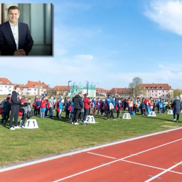 Ministerpräsident Sven Schulze bei 11. Sachsen-Anhalt-Spielen