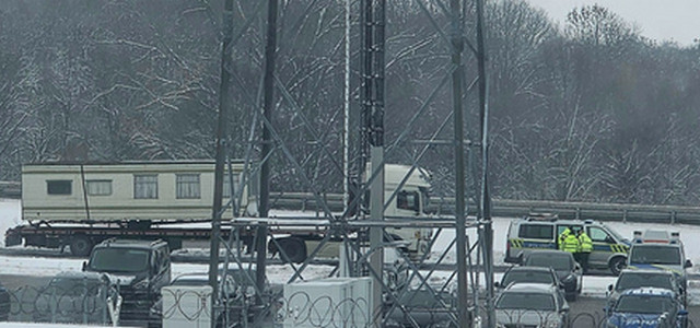 Verkehrskontrolle auf A2 – Weiterfahrt von Schwertransportern untersagt