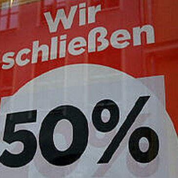 Creditreform: Deutschlands Innenstädte verlieren ihr Gesicht / Immer mehr kleine Geschäfte verschwinden