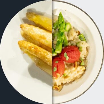 Die Küchenschlacht: Geschmorter Weißer Spargel vs. Spargel-Risotto vom 21. Mai 2026