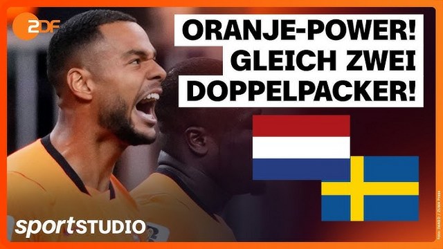 Fußball-WM: Niederlande – Schweden 5:1