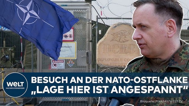 NATO-OSTFLANKE: Besuch bei der Bundeswehr vor Ort – „Die Lage hier ist angespannt!“