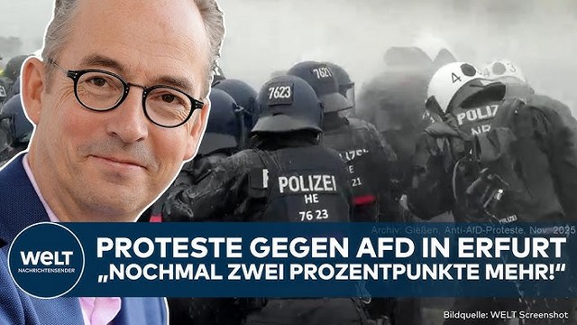 ERFURT: Eskalation am AfD-Parteitag? Fleischhauer knallhart! Steuerzahler finanziert Proteste mit