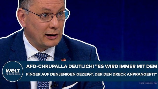 TINO CHRUPALLA: „Es wird immer mit dem Finger auf denjenigen gezeigt, der den Dreck anprangert!“