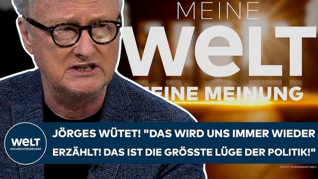 DEUTSCHLAND: Jörges wütet! „Das wird uns immer wieder erzählt! Das ist die größte Lüge der Politik!“