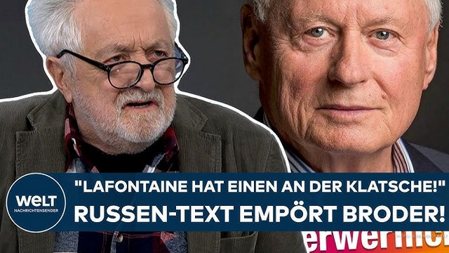 DEUTSCHLAND: „Oskar Lafontaine hat einen an der Klatsche!“ Insta-Post empört Broder!