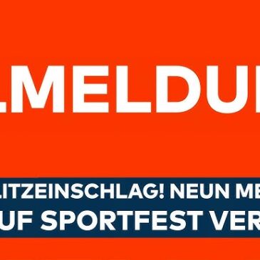 RASTATT: Blitzeinschlag! Neun Menschen auf Sportfest verletzt!