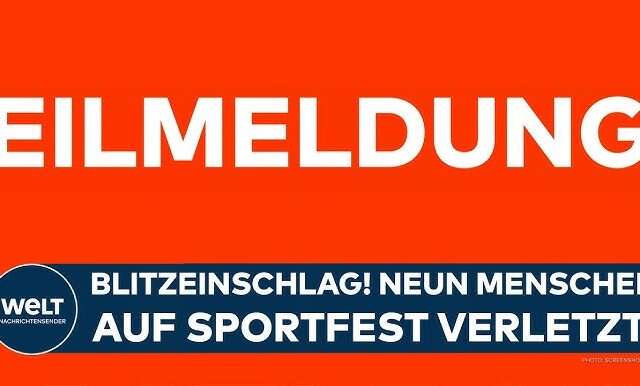 RASTATT: Blitzeinschlag! Neun Menschen auf Sportfest verletzt!
