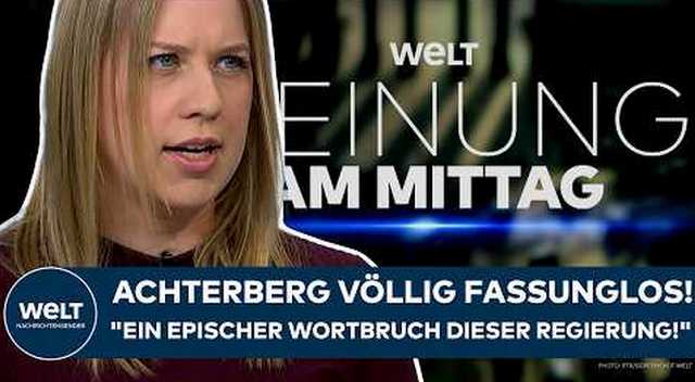 DEUTSCHLAND: Völlig fassunglos! „Ein epischer Wortbruch dieser Regierung!“