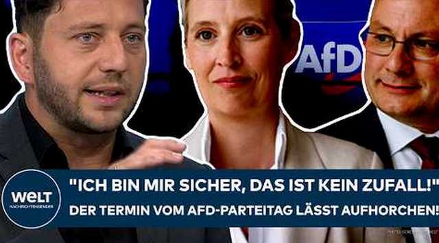 BANASZAK: „Ich bin mir sicher, das ist kein Zufall!“ Der Termin vom AfD-Parteitag lässt aufhorchen!