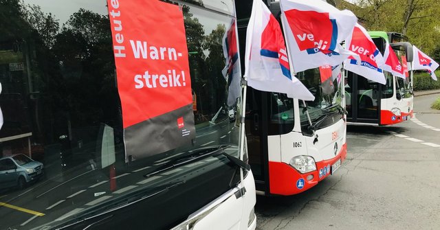 Warnstreik der BördeBus VGmbH heute am 20. März 2026