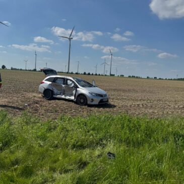 Vorfahrt missachtet! – Drei Verletzte bei Verkehrsunfall