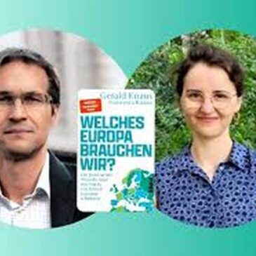 Welches Europa brauchen wir? – Gespräch am Montag mit dem Autorenpaar Gerald und Francesca Knaus