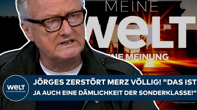 DEUTSCHLAND: Jörges zerstört Merz völlig! „Das ist ja auch eine Dämlichkeit der Sonderklasse!“