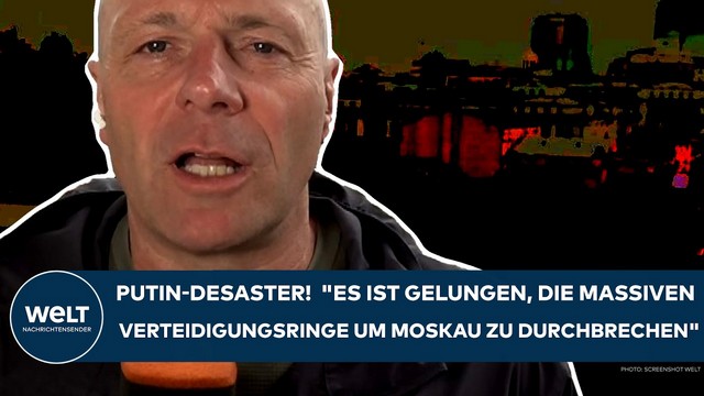 PUTINS KRIEG: Desaster! „Es ist gelungen, die massiven Verteidigungsringe um Moskau zu durchbrechen“