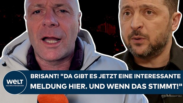 UKRAINE-KRIEG: Brisant! „Da gibt es jetzt eine interessante Meldung hier. Und wenn das stimmt!“