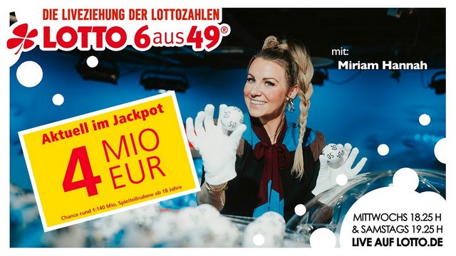 Die Ziehung der Lottozahlen vom 31. Januar  2026