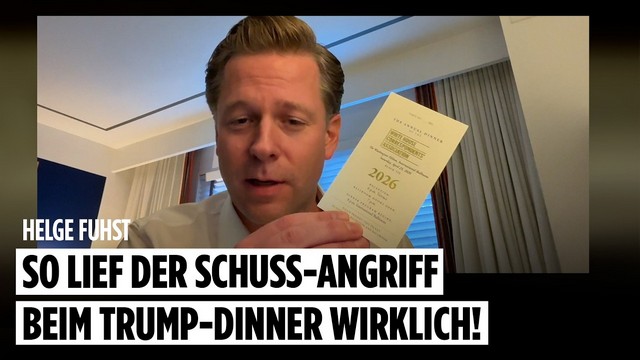 So lief der Schuss-Angriff beim Trump-Dinner wirklich. Mit Helge Fuhst