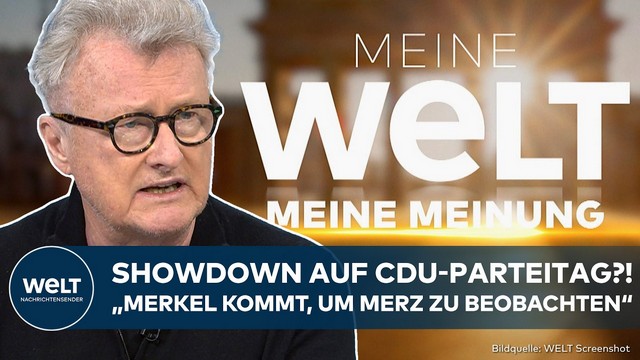 MEINE MEINUNG: Merkel beim CDU-Parteitag! Showdown?! „Merkel kommt, um Merz zu beobachten“