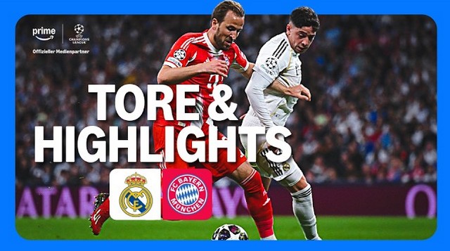 UEFA Champions League Real Madrid vs FC Bayern München | Highlights und Tore